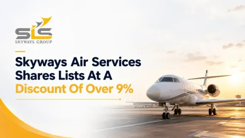 skyways air services shares list at over 9 percent discount Skyways Air Services IPO Listing: Shares List At Over 9% Discount
