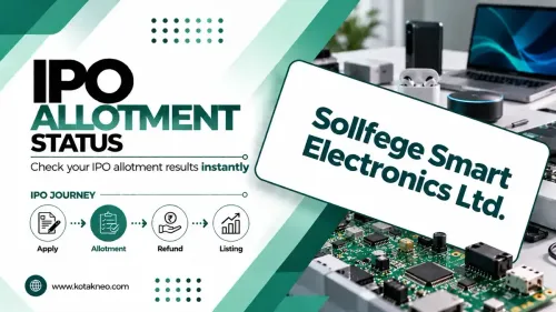 Sollfege Smart Electronics IPO Allotment Status: Check Online on Kfin Technologies, BSE SME