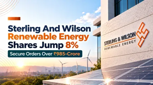 sterling wilson renewable energy share rises on 985 crore orders Sterling And Wilson Renewable Energy Shares