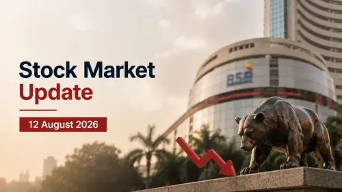 stock market update sensex nifty 12august 2026 Stock Market Update 12 August 2026: Sensex Tanks Over 250 Pts; Nifty 50 Below 24,400
