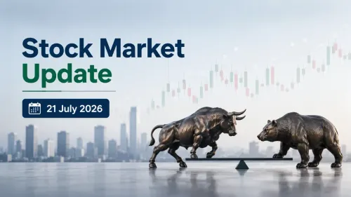 stock market update sensex nifty 21july 2026 Stock Market Update 21 July 2026: Sensex, Nifty 50 Trade Marginally Lower