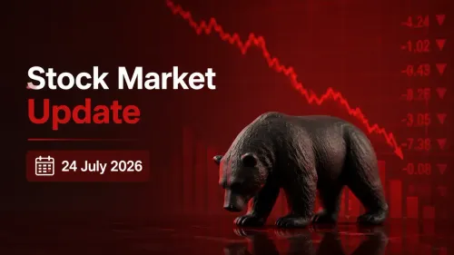 Stock Market Update 24 July 2026: Sensex Tumbles Over 450 Pts; Nifty 50 Below 23,750