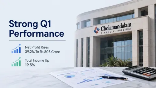 Cholamandalam Financial Holdings Q1 FY 2026-27 Results: Net Profit Rises 39.2% To Rs 806 Crore, Total Income Up 19.5%