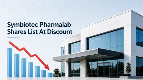symbiotec pharmalab shares list at a discount on bse Symbiotec Pharmalab IPO Listing