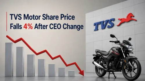 tvs motor share price falls ceo change kargar radhakrishnan TVS Motor share price falls 4% as Peyman Kargar to replace K N Radhakrishnan as CEO
