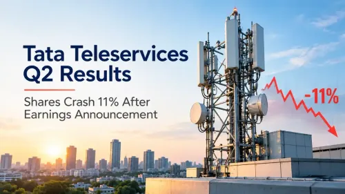 Tata Teleservices Q2 Results: Loss Narrows Sharply, But Shares Crash 11% After Earnings Announcement