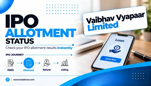 Vaibhav Vyapaar IPO Allotment Status Online Check on Kfin Technologies & NSE SME Platform for all Investors Vaibhav Vyapaar IPO Allotment Status