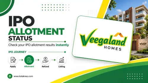 Veegaland Developers IPO Allotment Status: Check Online on MUFG Intime, BSE & NSE