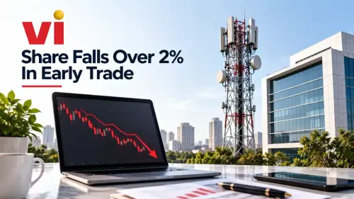 vodafone idea share price falls over 2 percent after trai order Vodafone Idea Share Price Falls Over 2% In Early Trade; Stock Set For Second Straight Session Of Losses