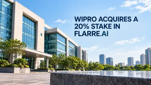 Wipro Targets Global Insurance AI Growth With FLARRE.AI Acquisition; Shares In Focus After Deal Announcement