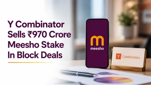 y combinator meesho stake sale 970 crore block deals Y Combinator Offloads ₹970 Crore