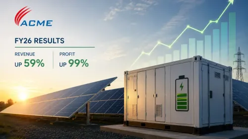 ACME Solar FY26 Results: Revenue Up 59%, Profit Up 99% As Battery Storage Strategy Pays Off Early