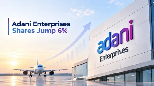 adani enterprises share price jumps 2026 top performer airport business Adani Enterprises Share Price Jumps 6% as Nifty’s 2026 Top Performer Gets Airport Business Boost