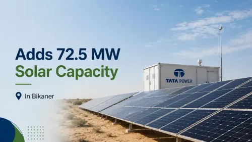 Tata Power Renewable Energy Adds 72.5 MW Solar Capacity In Bikaner 