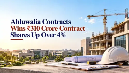 Ahluwalia Contracts Shares Rise For A Fourth Session After ₹310 Crore Order, Despite Falling 38% So Far In 2026 