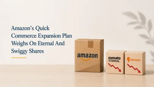 Amazon’s Quick Commerce Expansion Plan Weighs On Eternal And Swiggy Shares