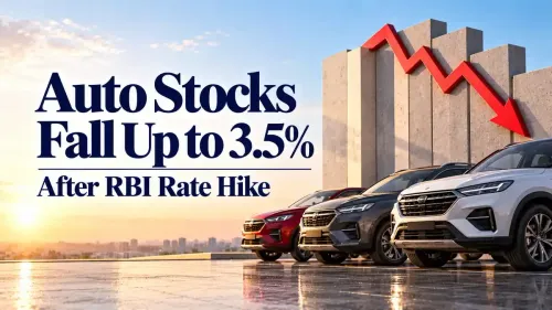 Auto Stocks Fall After RBI Rate Hike; Ashok Leyland, Bajaj Auto, Hyundai Drop Up To 3.5%