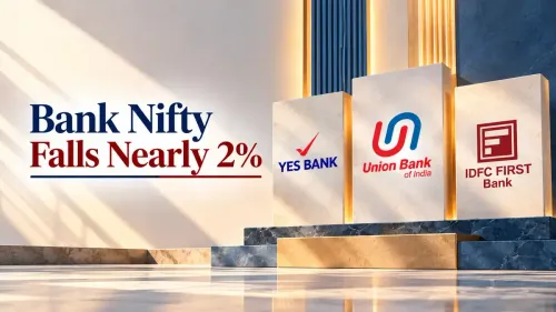 Bank Nifty Falls Nearly 2% Near 54,500 As Yes Bank, Union Bank, IDFC First Bank Lead Losses