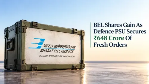 Bel share price gains as the psu secures 648 crore orders BEL Shares Gain As Defence PSU Secures ₹648 Crore Of Fresh Orders Since Late August