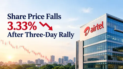 Bharti Airtel Share Price Falls 3.33% After Three-Day Rally