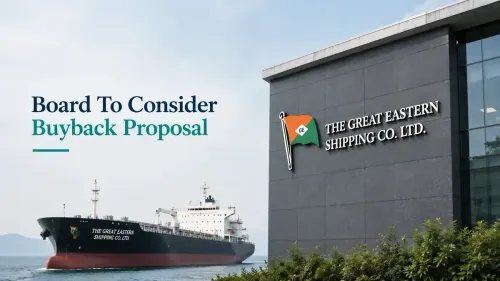 great eastern shipping share price stock jumps 3 percent as board to consider buyback proposal Great Eastern Shipping Share Price