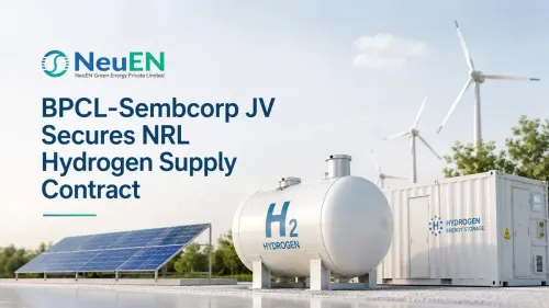 BPCL-Sembcorp JV Secures NRL Hydrogen Supply Contract
