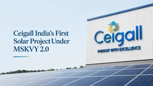 Ceigall India Commissions First 5 MW Solar Project Under MSKVY 2.0