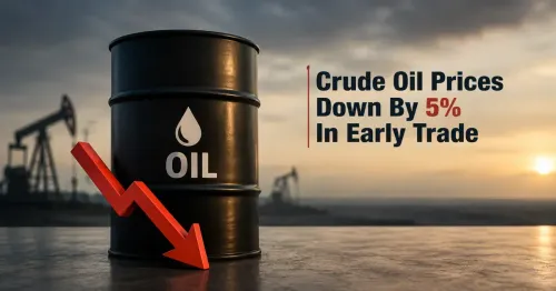 Crude Oil Prices Fall Over 5% In Early Trade After US-Iran Peace Deal