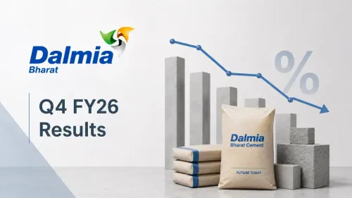 Dalmia Bharat Shares Decline As Q4 PAT Drops 11% YoY to ₹394 Crore  