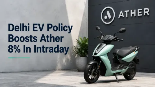 Delhi EV Policy Boosts Ather 8% In Intraday; Eicher, Hero, TVS Fall Up To 4%
