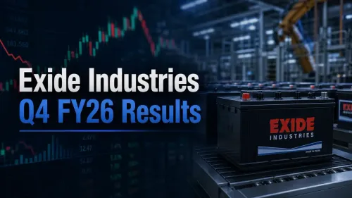 Exide Industries Q4 FY26: Profit Jumps 23%; Costs, Exports Weigh on Sentiment; Shares Drop