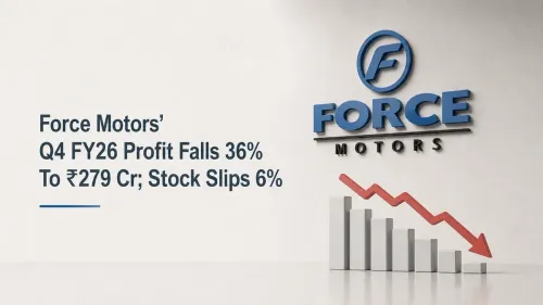 Force Motors' Q4 FY26 Profit Falls 36% To ₹279 Cr; Stock Slips 6%