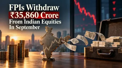fpis withdraw 35860 crore from indian stocks in september FPIs Withdraw ₹35,860 Crore From Indian Equities In September