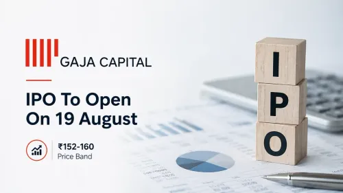 gaja capital 550 crore ipo Gaja Capital IPO Opens 19 August