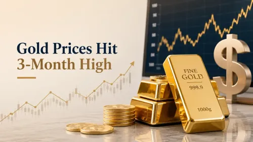 Gold Prices Hit 3-Month High As Weak Dollar, Fed Rate Outlook Support Bullion 