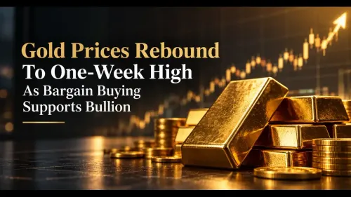 gold prices hit one week high bargain buying supports bullion Gold Prices Rebound 1.5% To One-Week High As Bargain Buying Lifts Bullion To $4,194 per Ounce
