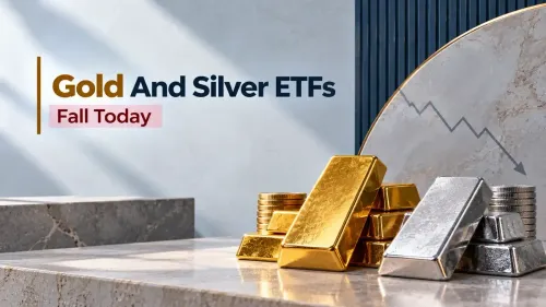 Gold And Silver ETFs Fall Today As Silver Funds Decline Up To 3% And Gold ETFs Slip 