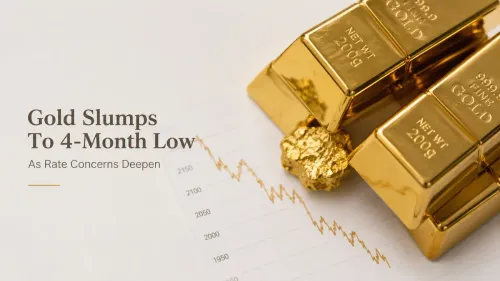 Gold Slumps To 4-Month Low As Rate Concerns Deepen