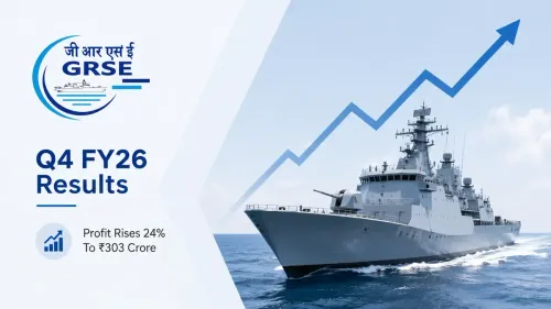 GRSE Q4 FY26 Results: Profit Rises 24% To ₹303 Crore; ₹6.70 Dividend Declared; Shares Surge 15%