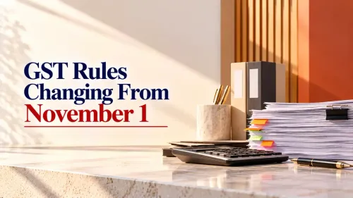 gst rules changing from november 1 for taxpayers and businesses GST Rules Changing From November 1