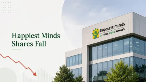 happiest minds shares fall after itc infotech stake sale merger deal Happiest Minds shares fall 8% after ITC Infotech deal; stock down 18% in 2026