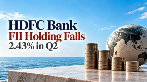 hdfc bank fii holding falls 2.43 percent q2 shares under pressure HDFC Bank Foreign Investor Holding Falls 2.43% In Q2 As Shares Remain Under Pressure