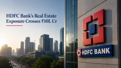hdfc bank real estate exposure crosses 10 lakh crore fy26 HDFC Bank Parks 34% Of Advances