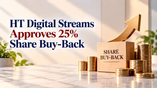 HT Digital Streams Approves 25% Share Buy-Back At ₹87.68