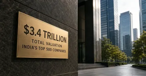 India’s Top 500 Companies Reach $3.4 Trillion Valuation, Bharti Airtel Tops Value Creation