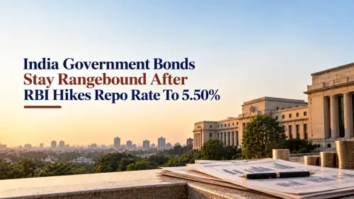 Indian Government Bonds Stay Rangebound After RBI Repo Rate Hike To 5.50%; Global Yields And Crude Oil Weigh