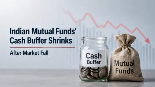 Indian Mutual Funds’ Cash Buffer Shrinks To 16-Month Low After Market Fall