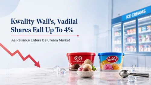 kwality walls vadilal shares fall 4 percent reliance enters ice cream market Kwality Wall's, Vadilal Shares Fall Up To 4% As Reliance Enters Ice Cream Market