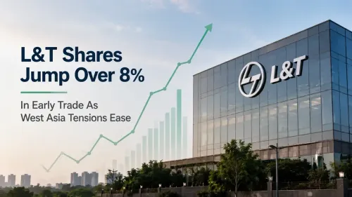 L&T Shares Jump Over 8% In Early Trade As West Asia Tensions Ease