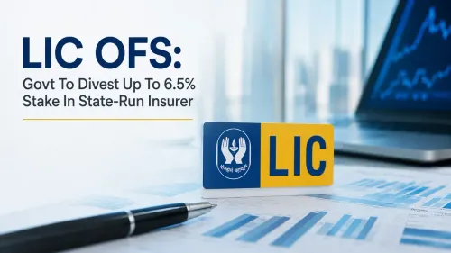 LIC OFS: Govt To Divest Up To 6.5% Stake In State-Run Insurer; Floor Price Fixed At ₹382